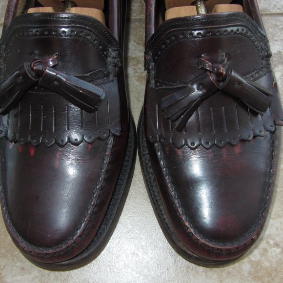 Johnston & Murphy Leather Tassel Loafers Size 9 - Picture 5 of 8